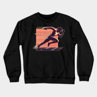 Retro Silhouette Sprint Crewneck Sweatshirt